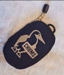 メンズ◆チャムス CHUMS キーケース Recycle Oval Key Zip Case◆コインケース 小銭入れ ネイビー 紺