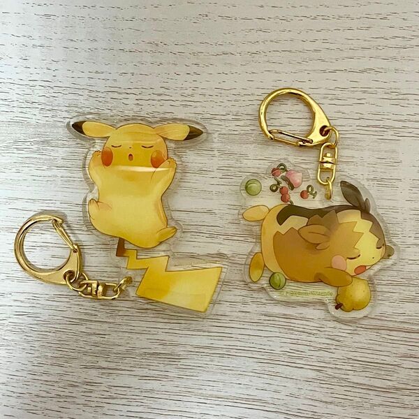 ポケモン アクリルキーホルダー ピカチュウ モルペコ