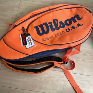Wilson(ウイルソン) TEAM 6PK オレンジWRZ897309 バッグ テニスラケットバッグ ラケットバッグ