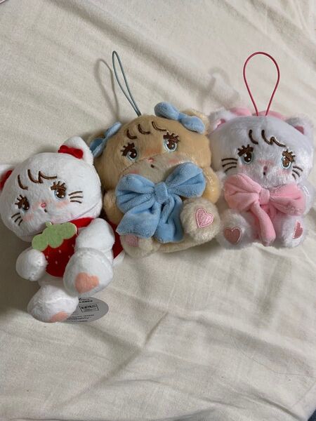 mikko マスコット ぬいぐるみ ラテ ムース キャミー セット