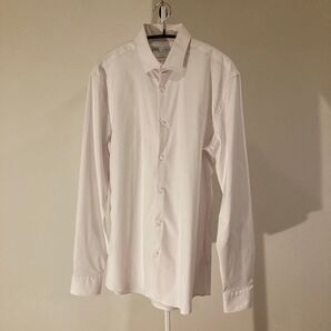 【ほぼ新品】ZARA ホワイトシャツ メンズ Mサイズ