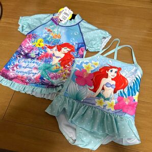 ディズニーアリエル水着セット 女の子 未使用