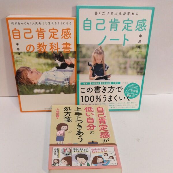 自己肯定感の教科書 何があっても「大丈夫。」と思えるようになる 中島輝/著 自己肯定感ノート 自己肯定感が低い自分と上手につきあう