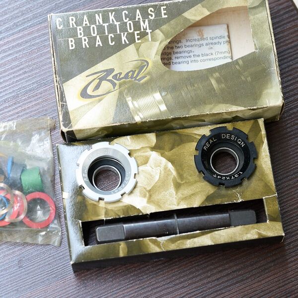 激レア REAL PRODUCT DESIGN 107mm bb ボトムブラケット リアル OLD MTB スクエアテーパー