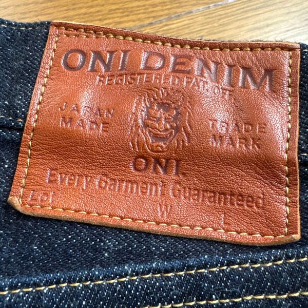 ONI DENIM デニムパンツ インディゴ 日本製