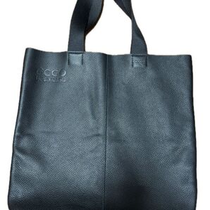 未使用 ECCO レザートートバッグ ブラック 23AW エコー 910580290000 upcycled bag