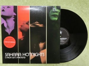 中古 12”LP レコード UK盤 7 43217 6321 1 / Sahara Hotnights C'mon Let's Pretends / 2000年 BMG 見開きジャケ 美盤