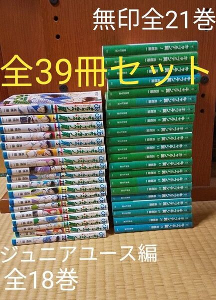 キャプテン翼 文庫 無印(最初の連載分)全巻21冊+ジャンプコミックス ジュニアユース編全巻18冊 全39冊セット