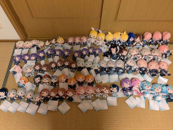 劇場版 プロセカ ふわぷちマスコット ミニぬいぐるみ 約82個 まとめ売り ニーゴ バチャシン ビビバス レオニ モモジャン