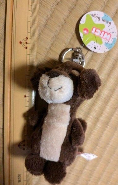 NICI ダックスフンド 10cm キーリング マスコット ぬいぐるみ 犬