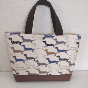 トートバック シンプル ダックスフンド