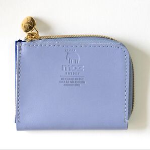 moz 整理上手な牛革コンパクト財布 宝島社 スカイブルー Skyblue