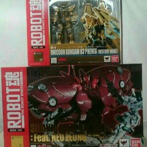 ROBOT魂 ガンダムUC 2点セット ネオ・ジオング ユニコーンガンダム3号機 フェネクス