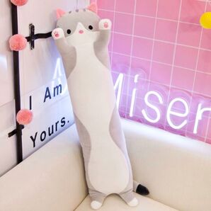 【新品】ぽちゃっと ねこ 抱き枕 クッション