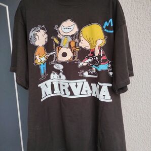 【サイズXL】NIRVANA スヌーピー Tシャツ Hanesボディ