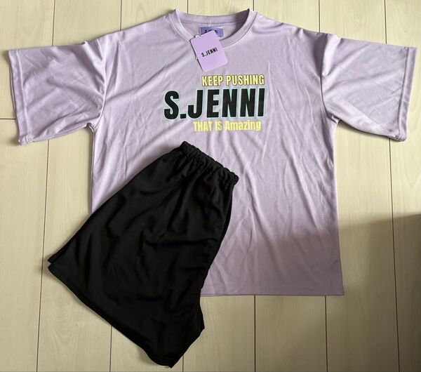 新品 160cm シスタージェニィ S.JENNI 半袖パジャマ メッシュ