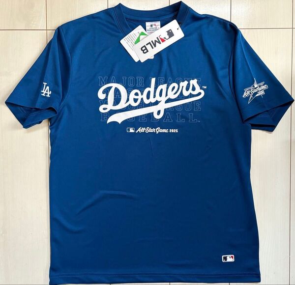 新品 Mサイズ MLBドジャース 半袖Tシャツ 2025オールスター ブルー②