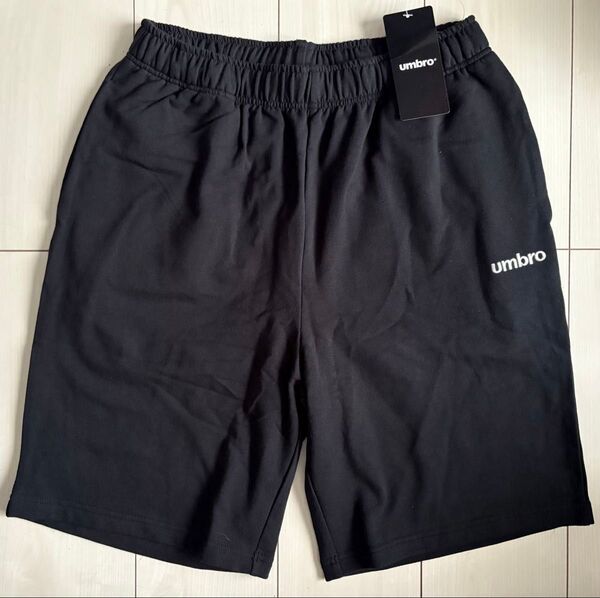 新品 Lサイズ umbro アンブロ ハーフパンツ 黒