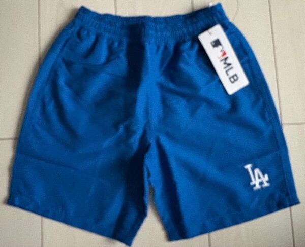 新品 130cm MLB ドジャース 水着 スイムパンツ 男の子