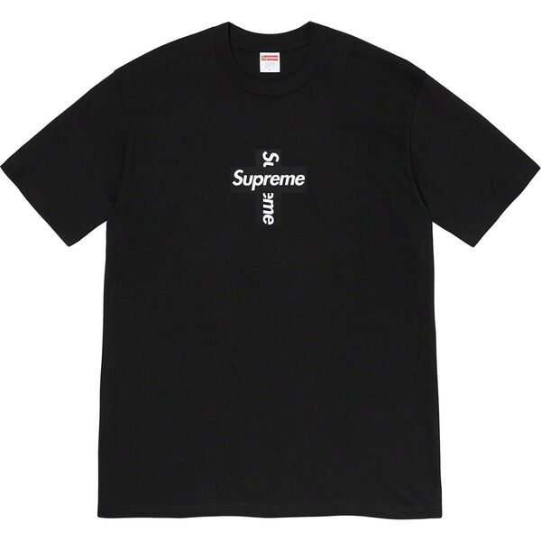 XL Supreme Cross Box Logo Tee Black ブラック シュプリーム クロス ボックスロゴ Tシャツ