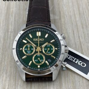 《新品》セイコー セレクション メンズ 腕時計 グリーン SBTR017