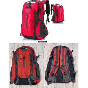 ☆即日発送☆ 登山用 リュックサック バックパック 大容量 アウトドアパック レッド
