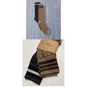 ☆即日発送☆ コーチ COACH 靴下 シグネチャー カーフ ソックス