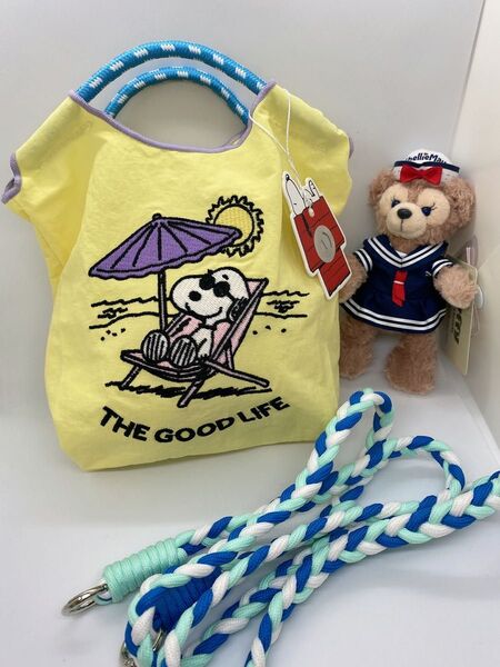 新品未使用 スヌーピー エコバック刺繍バック SIZE S