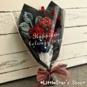 【完成品】枯れない花束★レッド系 薔薇等★枯れないお花★ラッピング済みなのでプレゼントにも★