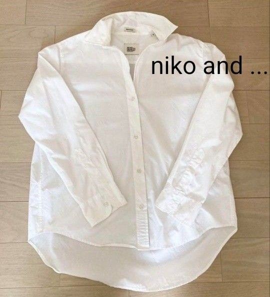 niko and ...★ホワイトシャツ ブラウス Mくらい