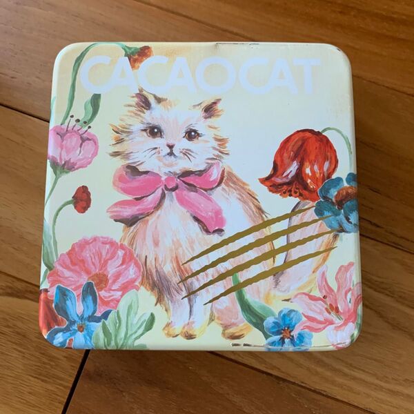 カカオキャット cacao cat 缶 クッキー