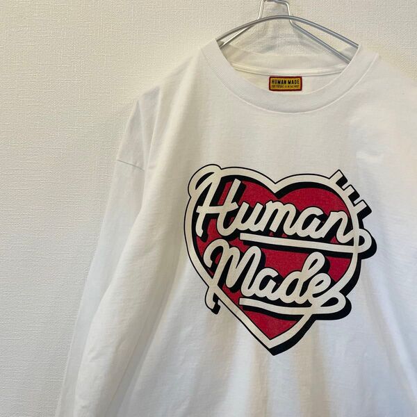HUMAN MADE ヒューマンメイド L/S T-Shirt グラフィック Heart ハート 長袖 ロンT HM29CS021
