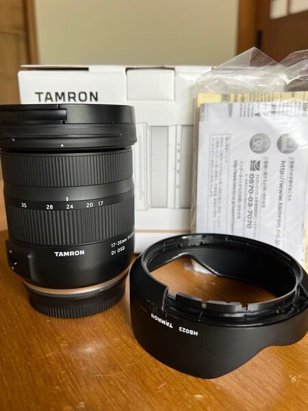 TAMRON 17-35mm f2.8-4 di osd EF canon フィルター付き
