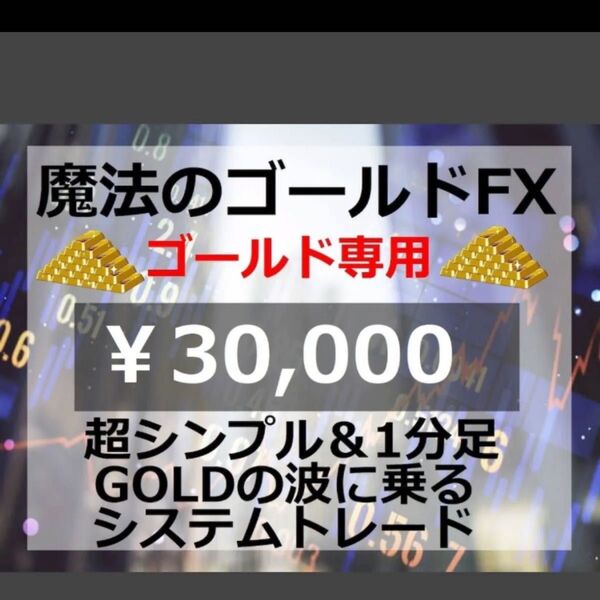 《定価30000円》積み上げ型トレード法『魔法のゴールドFX』教えます FX MT4 インジケーター