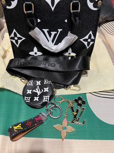 Bag 2way, バッグアクセサリーとキーホルダー、3セット.
