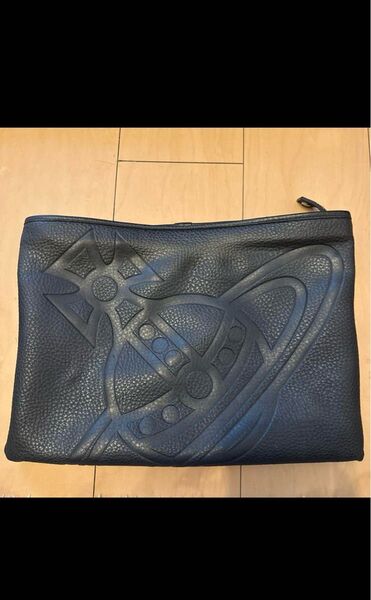 Vivienne Westwood クラッチバッグ レザー ブラック