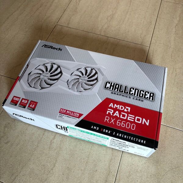 ASUS Radeon RX 6600 challenger white グラフィックボード