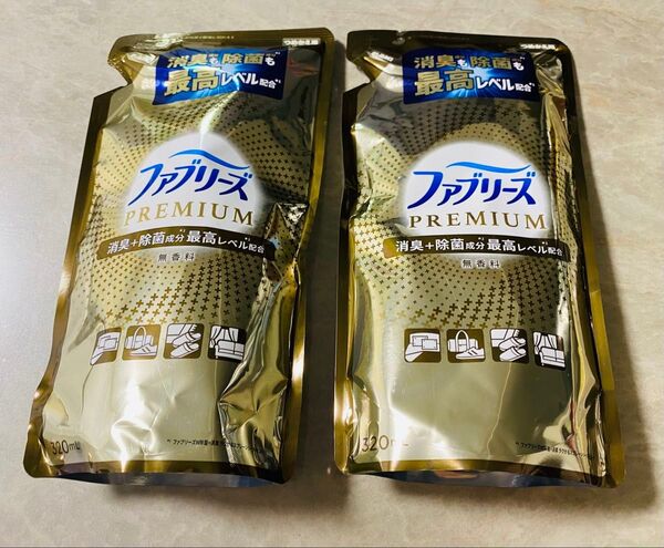 ファブリーズ プレミアム消臭剤 無香料 320ml 2個セット
