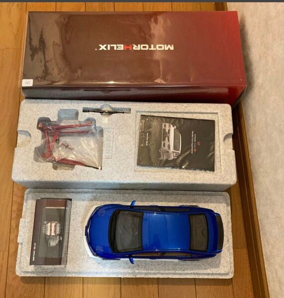 モーターヘリックス 1/18 ホンダ シビック タイプ R タイプR FD2 前期型 honda Civic Type R 青