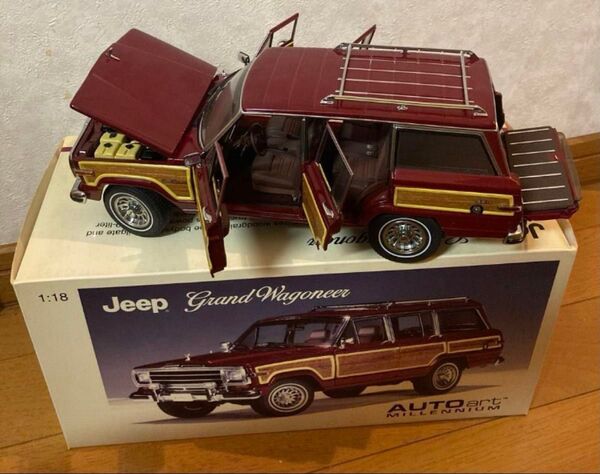 オートアート 1/18 AMC ジープ グランド ワゴニア AUTOart 1:18 JEEP GRAND WAGONEER 茶色