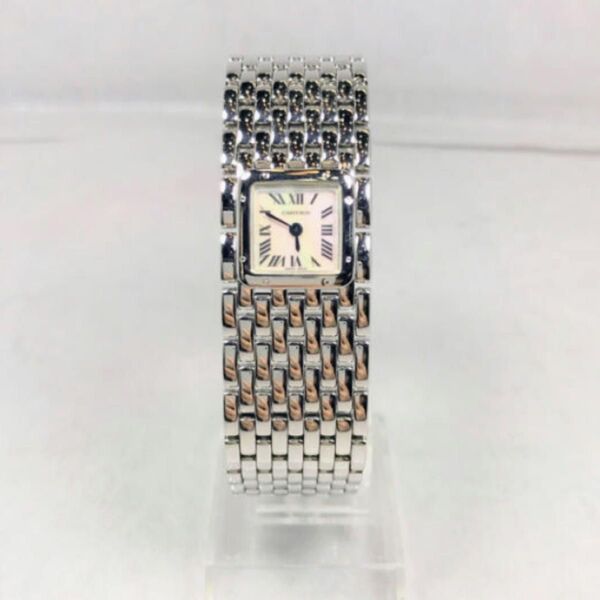 CARTIER カルティエ リュバン ホワイトシェルダイヤル SS