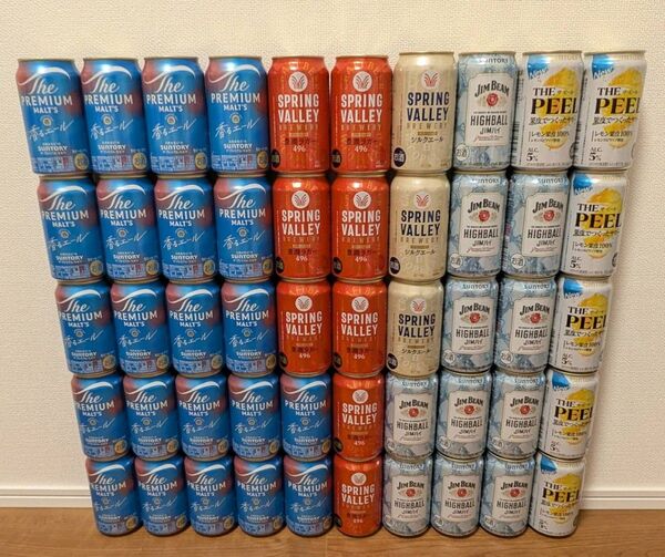 お酒 詰め合わせ ビール サントリー キリン ザ・ピール 香るエール ラガー シルク 発泡酒 ザ・プレミアムモルツ