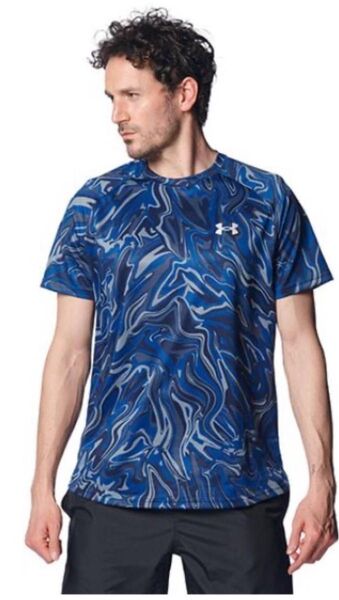 UNDER ARMOUR トレーニングウェア ブルー系 メンズ UAテック Tシャツ タグ付き 新品未使用