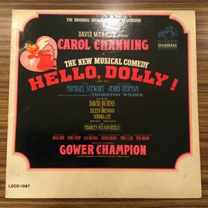 LP OST HELLO, DOLLY! (mono) / US original record original broadway cast rec david merrick carol channing / LOCD-1087 / 5 sheets and more . carriage less 