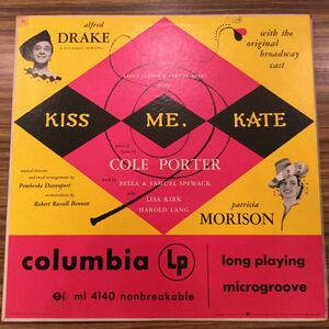 LP ALFRED DRAKE PATRICIA MORISON / KISS ME, KATE / ML-4140 / USオリジナル盤 / 5枚以上で送料無料