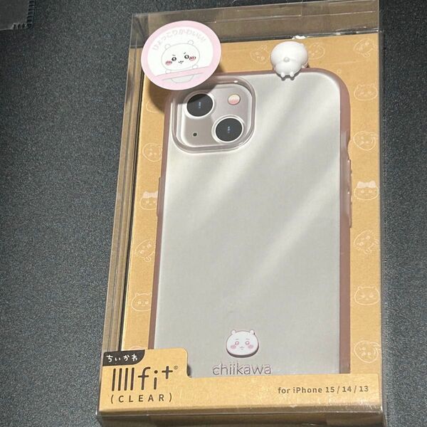 iPhone 15 14 13 対応ケース ちいかわ フレーム スマホ カバー アイフォン IIIIfit Clear