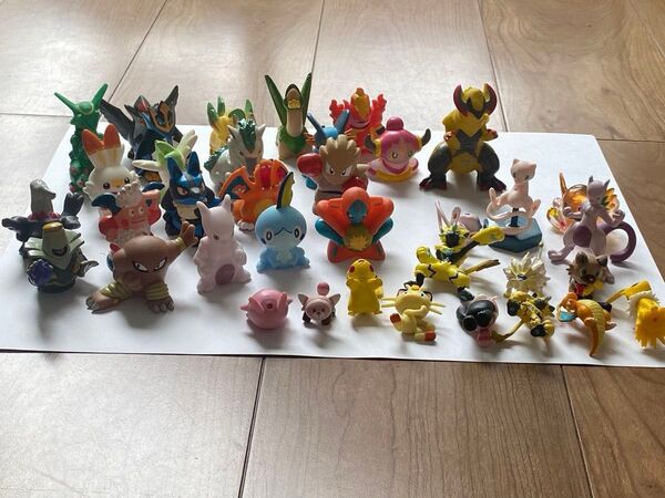 ポケモンソフビ&ミニフィギュア いろいろまとめて 指人形 フィギュア モンコレ