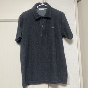 【美品】 LACOSTE ラコステ ポロシャツ グレー