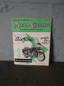 【送料180円】USA １９５９年 MOTOR CYCLING モーターサイクリング誌！[ozc-14]検/アメリカ/コレクション/雑貨/