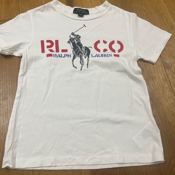 ポロラルフローレン キッズ Tシャツ 120cm ホワイト